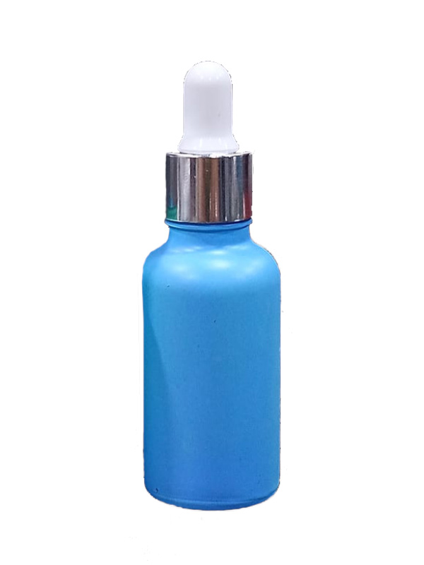30ML Ocean Blue Spray Painted Glass Dropper Bottle